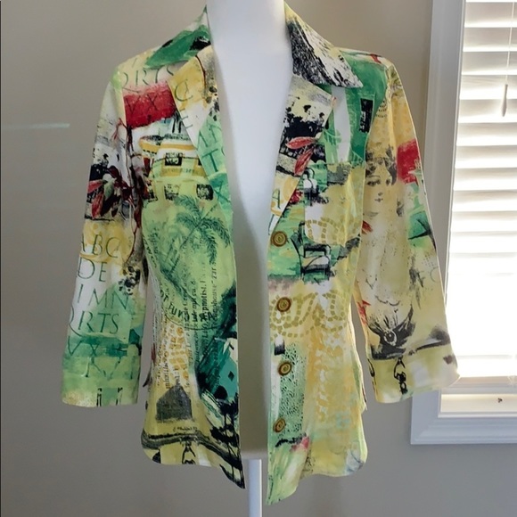 Vintage Sharon Young Blazer Size 4 - Picture 13 of 14